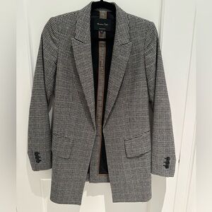 Massimo Dutti houndstooth blazer 2